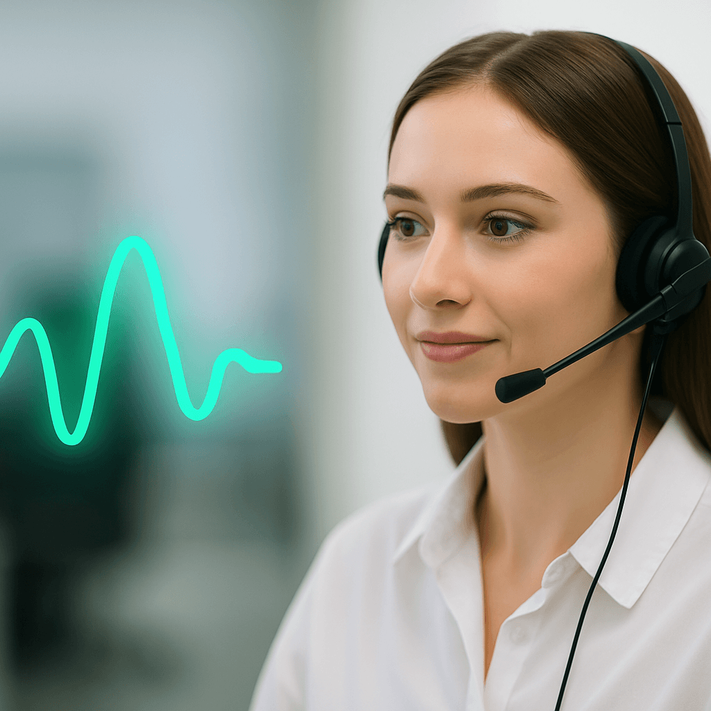 Call center agent using AI